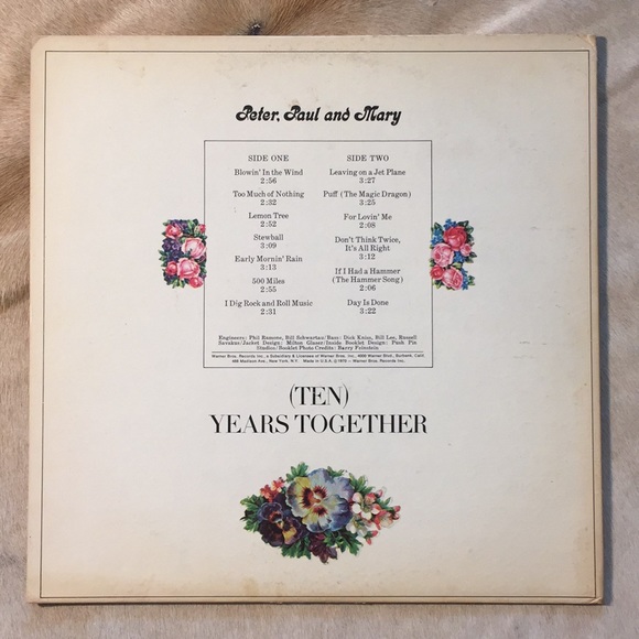 Peter, Paul And Mary -“(Ten) Years Together” LP - Picture 2 of 5